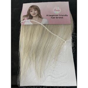 REECHO Clip In Blonde Hair Extension Piece Wispy Volumizer 1pc Lightweight